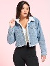 Chaqueta jean afelpada