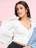Chaqueta jean afelpada