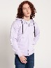 Chompa fleece abierta lila