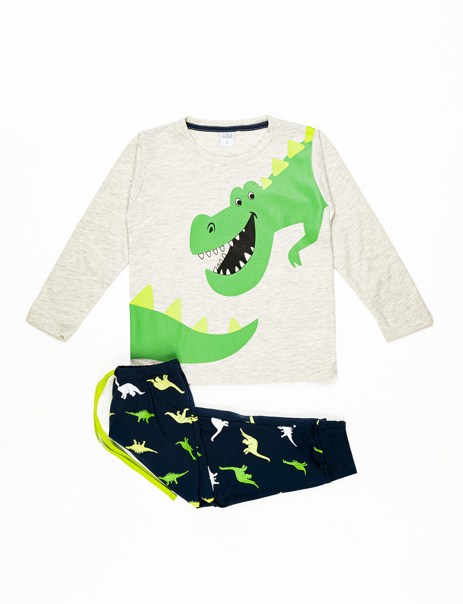 Pijama Buzo Pantalón Dinosaurios