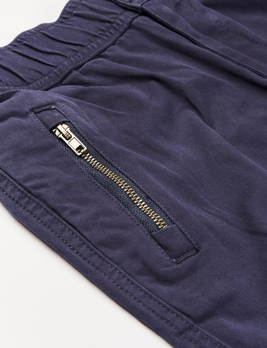 Jogger Azul oscuro con Cierres