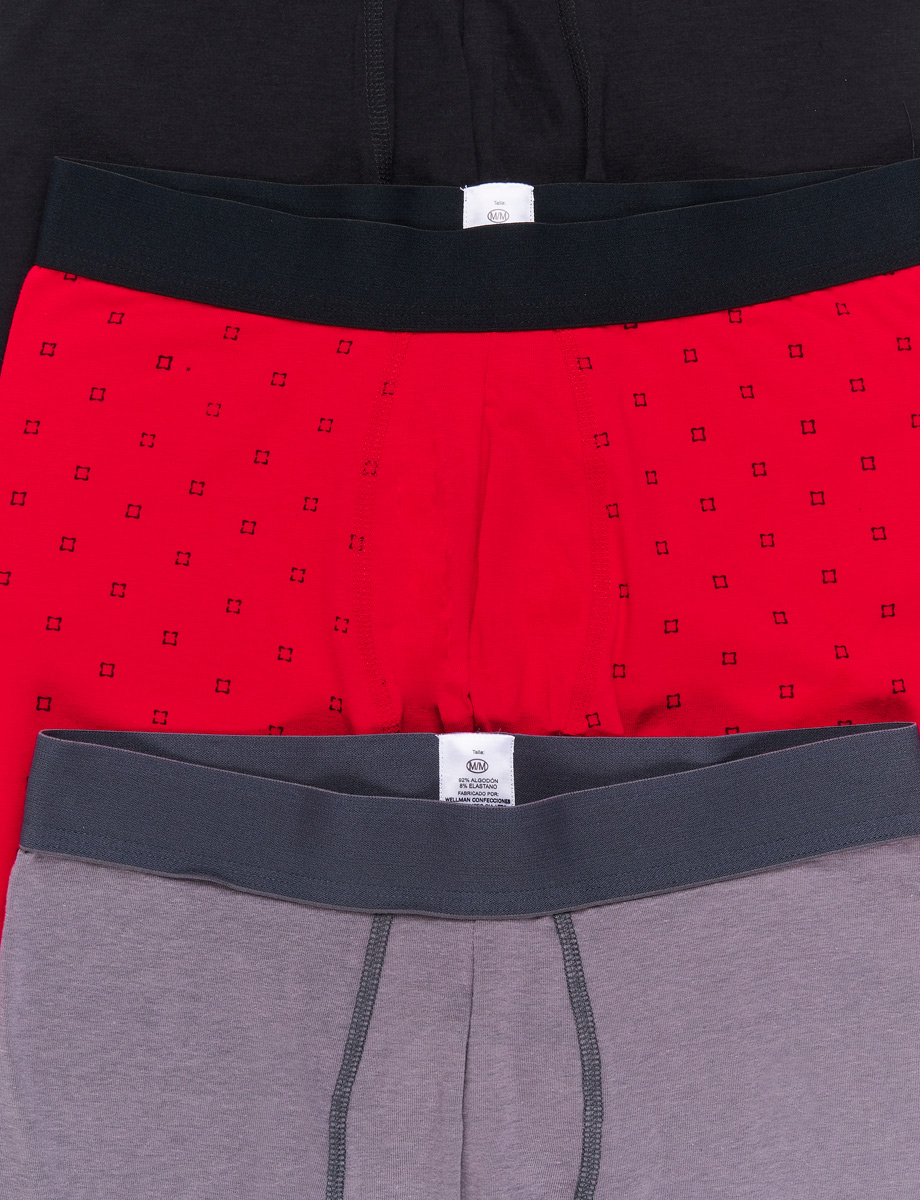 Boxer pack x3 surtidos