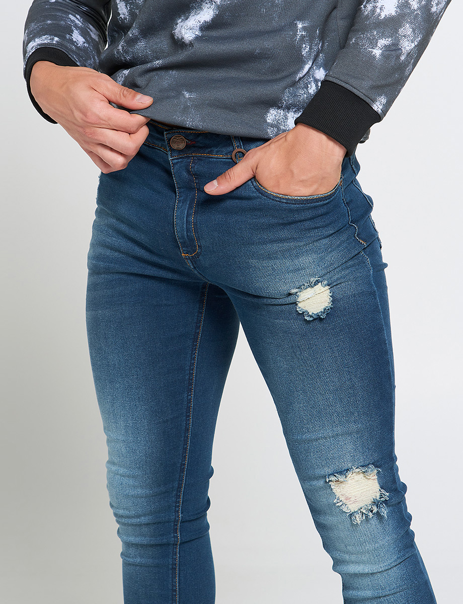 Jean Super Skinny Rotos