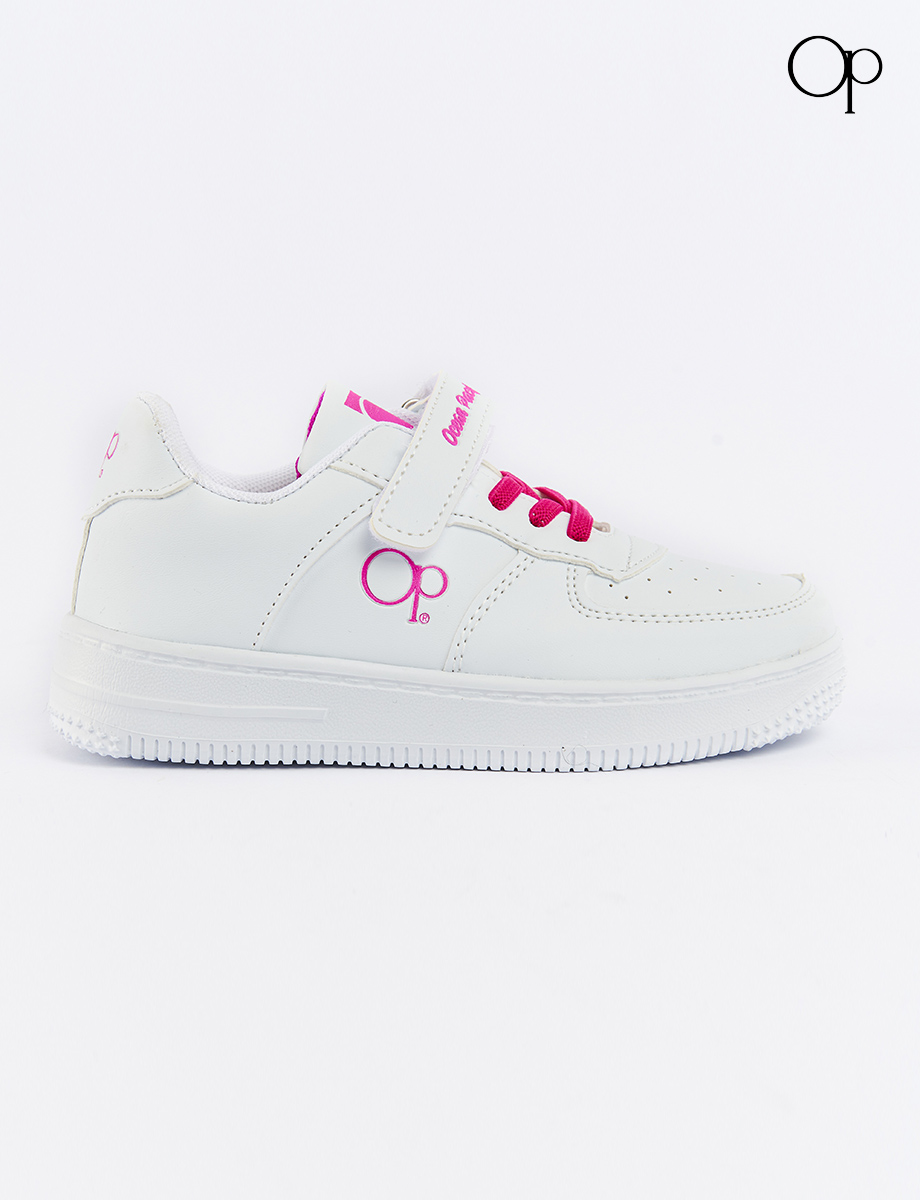 Sneaker Blanco con Velcro OP