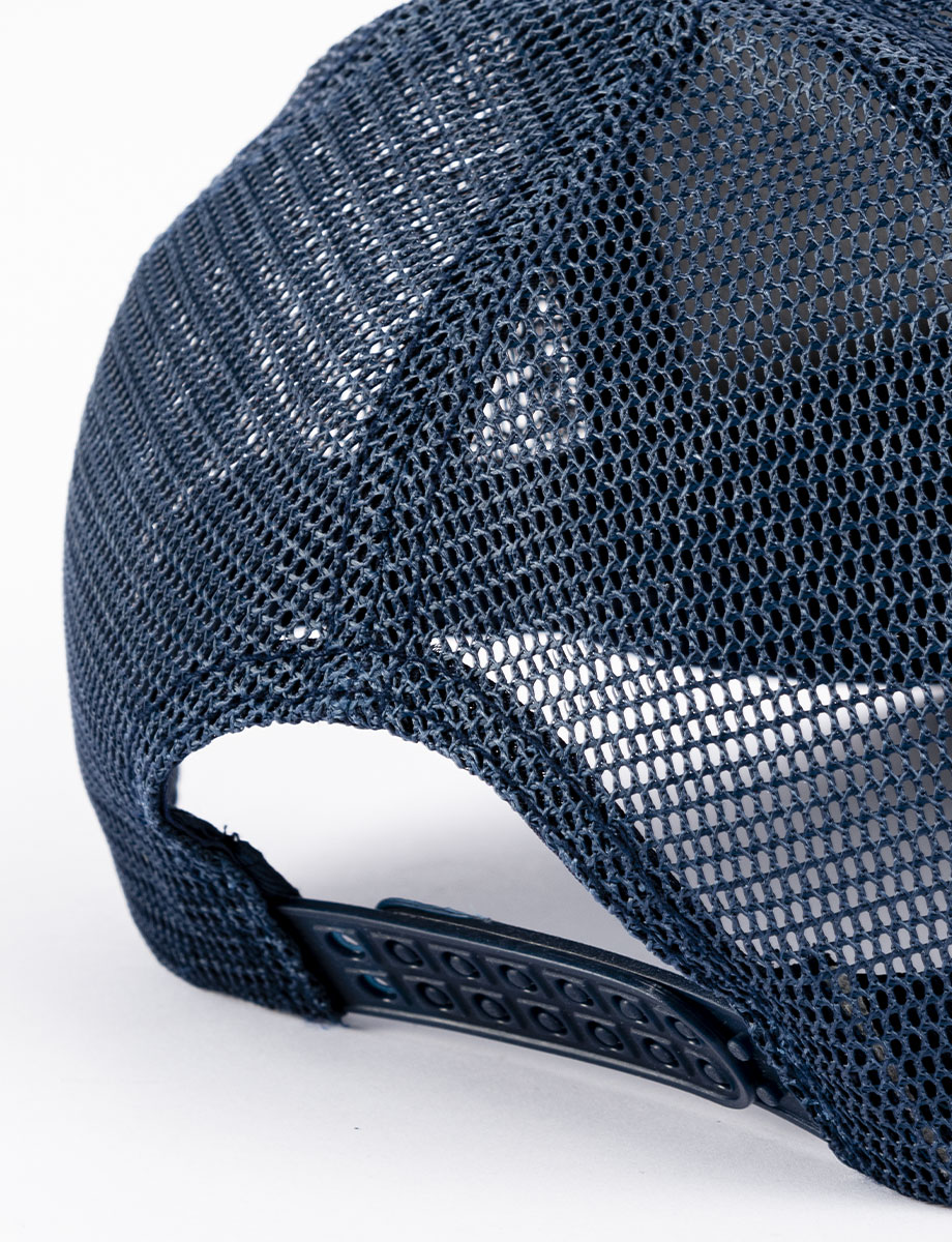 Gorra con malla azul marino