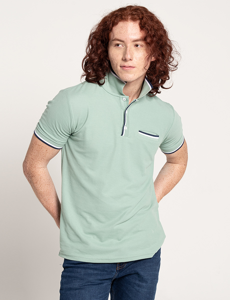 Camiseta polo verde