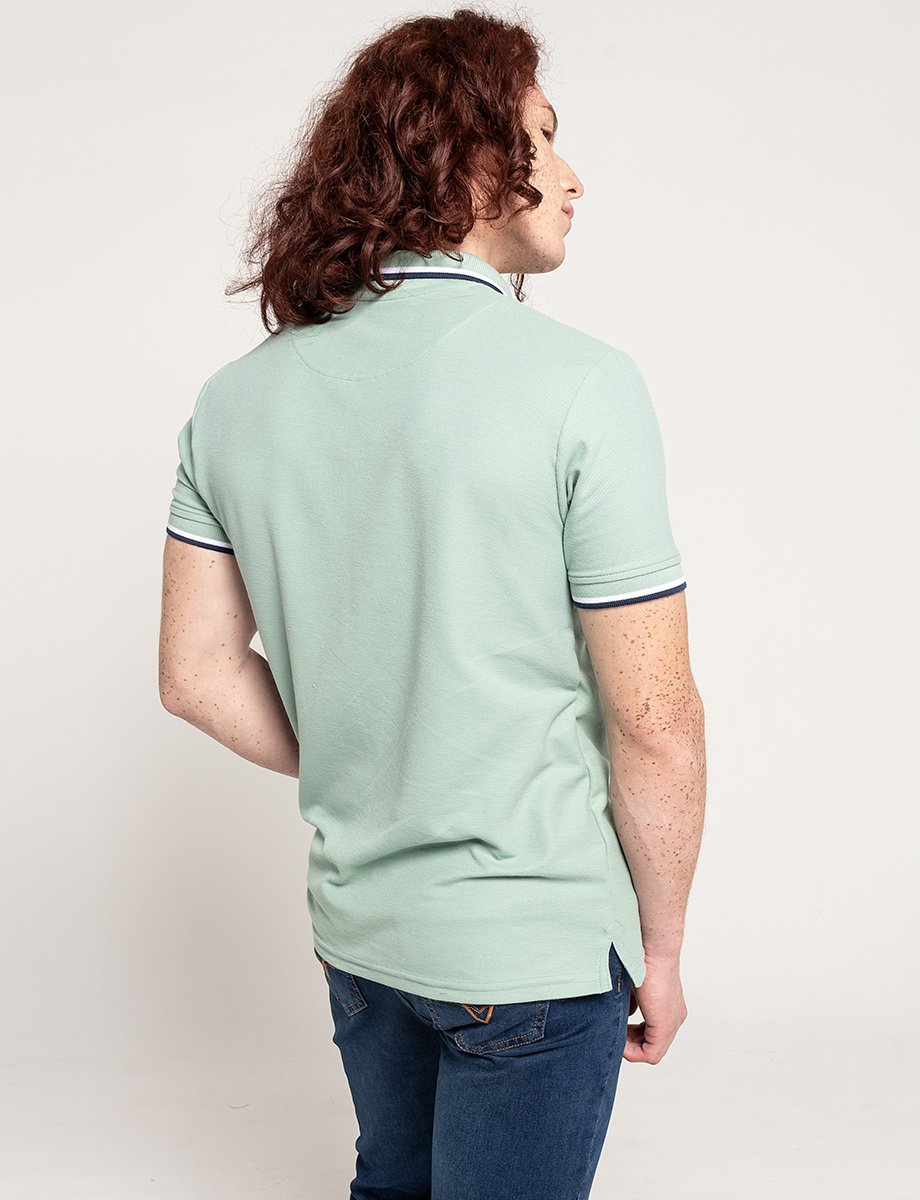 Camiseta polo verde