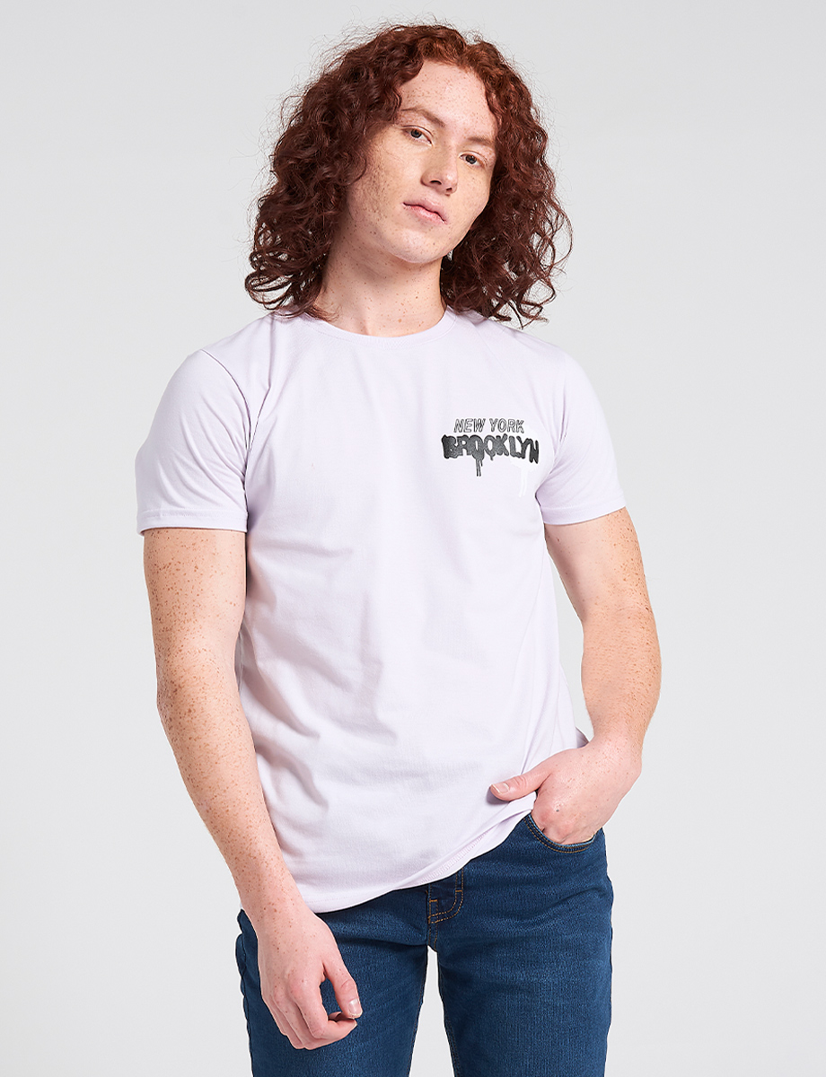 Camiseta Brooklyn lila