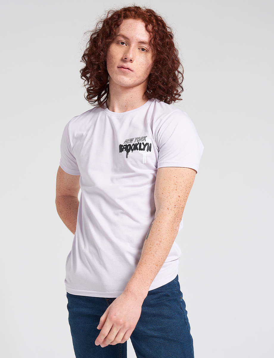 Camiseta Brooklyn lila