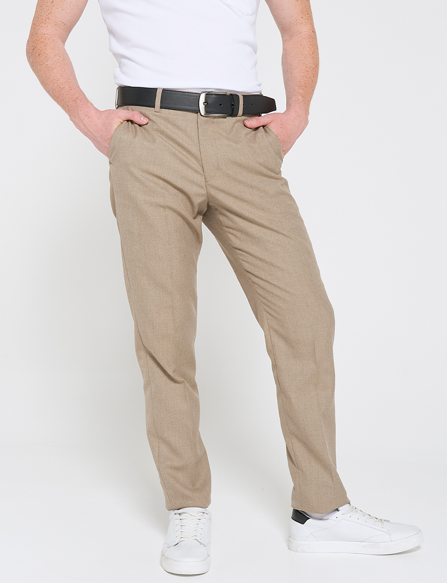 Pantalón ejecutivo café