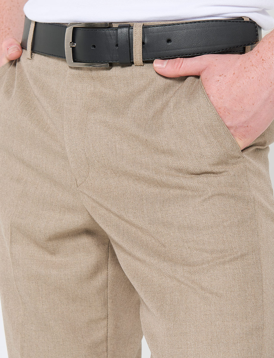 Pantalón ejecutivo café