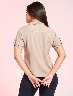 Blusa manga corta kaky