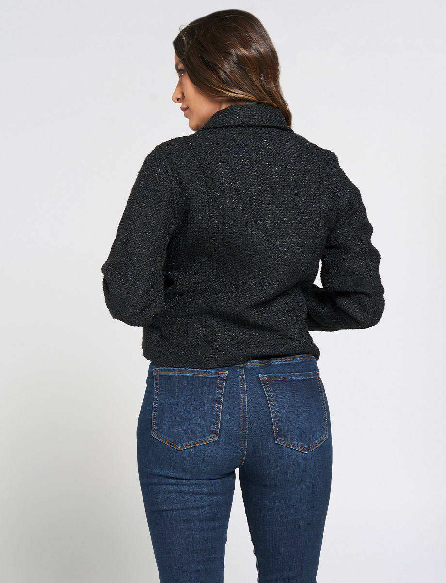 Chaqueta de Paño Unicolor