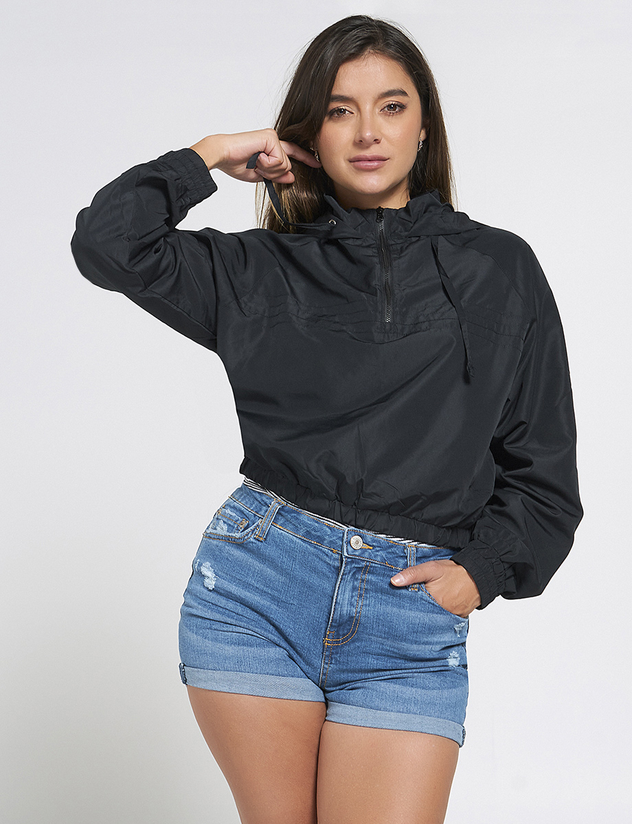 Chaqueta Rompevientos con Cierre