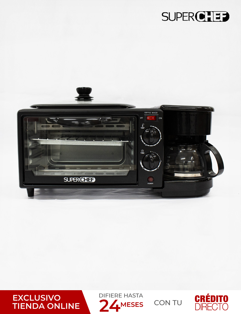Horno Multifuncional con Cafetera SuperChef