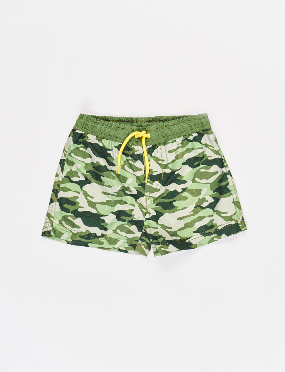 Traje de Baño pre Short Camuflaje militar
