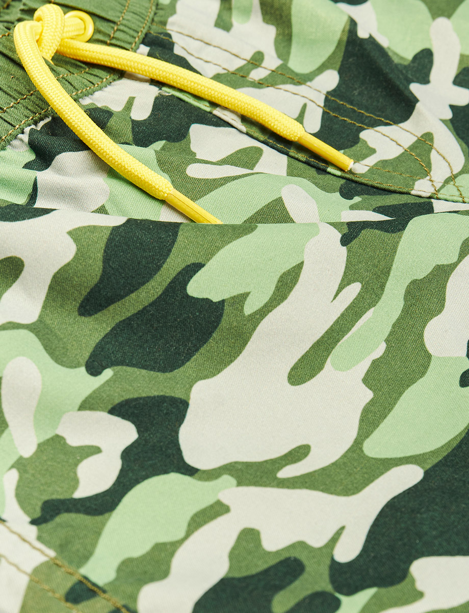 Traje de Baño esc Short Camuflaje militar