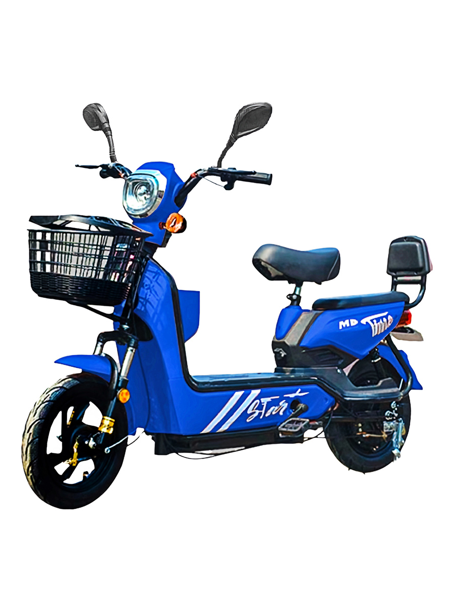 Scooter eléctrico azul 350w