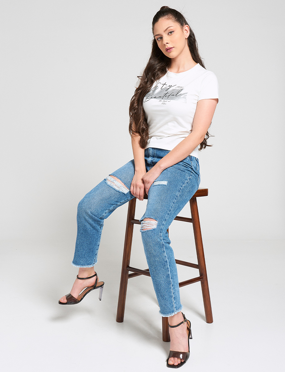 Camiseta blanca Stay Beautiful