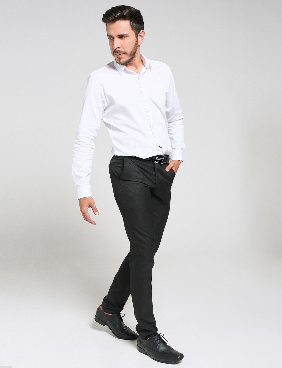 Pantalón formal negro