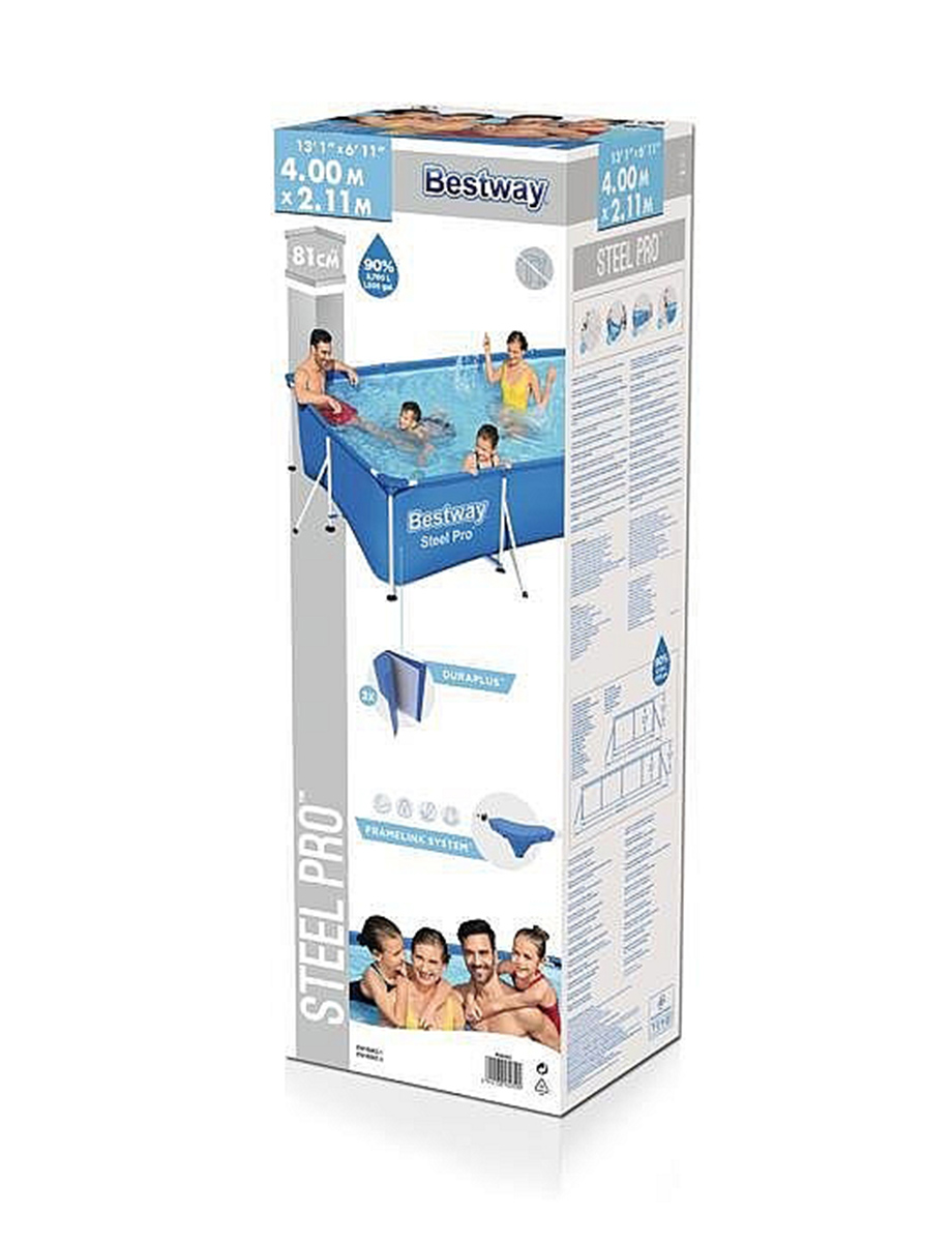 Piscina rectangular armable 56405-D Bestway azul