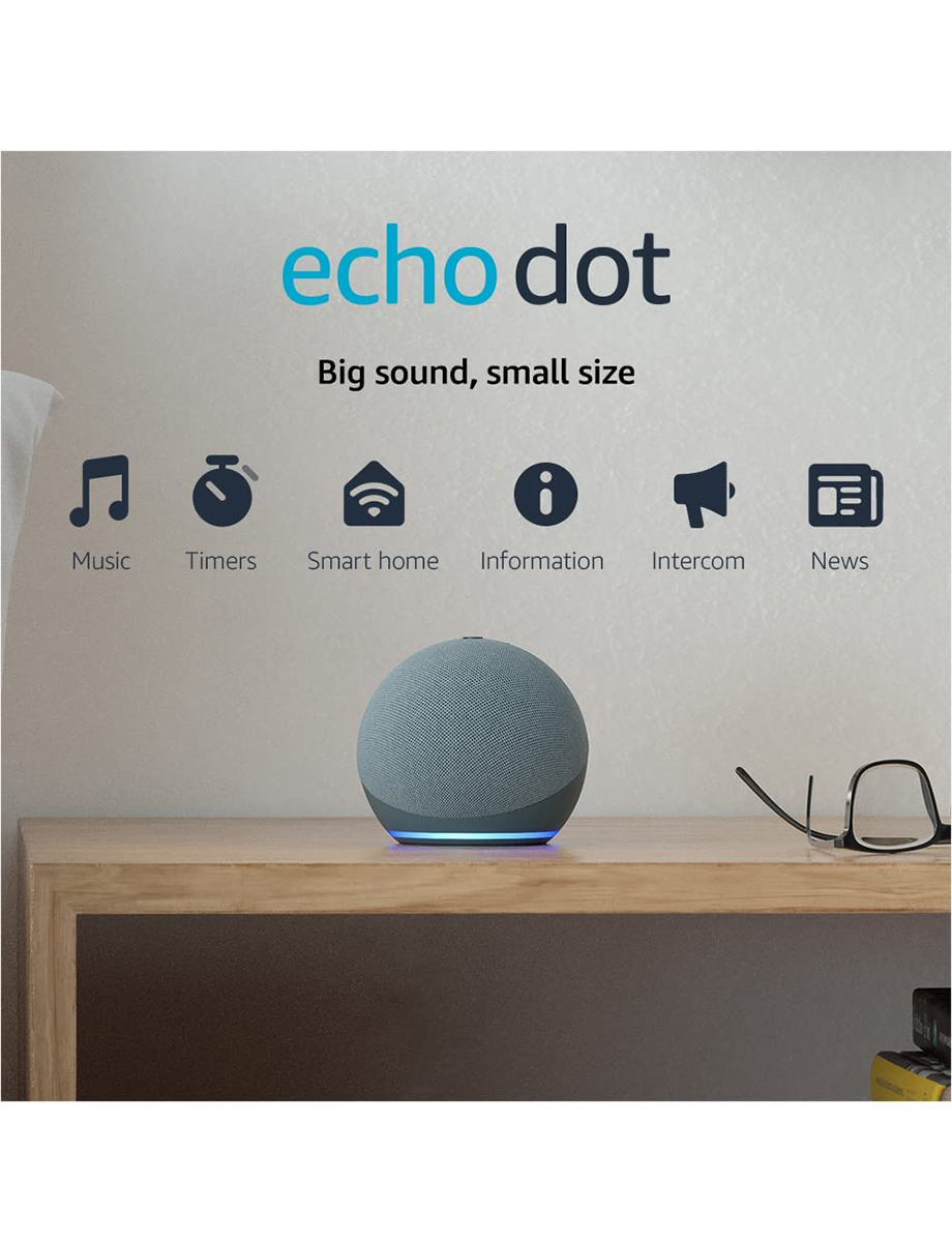 Parlante Alexa Echo Dot 4ta Gen Azul