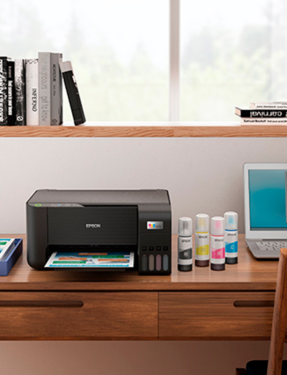 Impresora multifuncional 3 en 1 Epson + 2 Juegos de Tintas