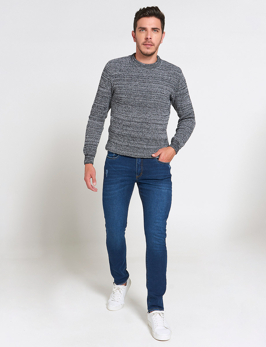 Jean Slim Fit Azul Medio