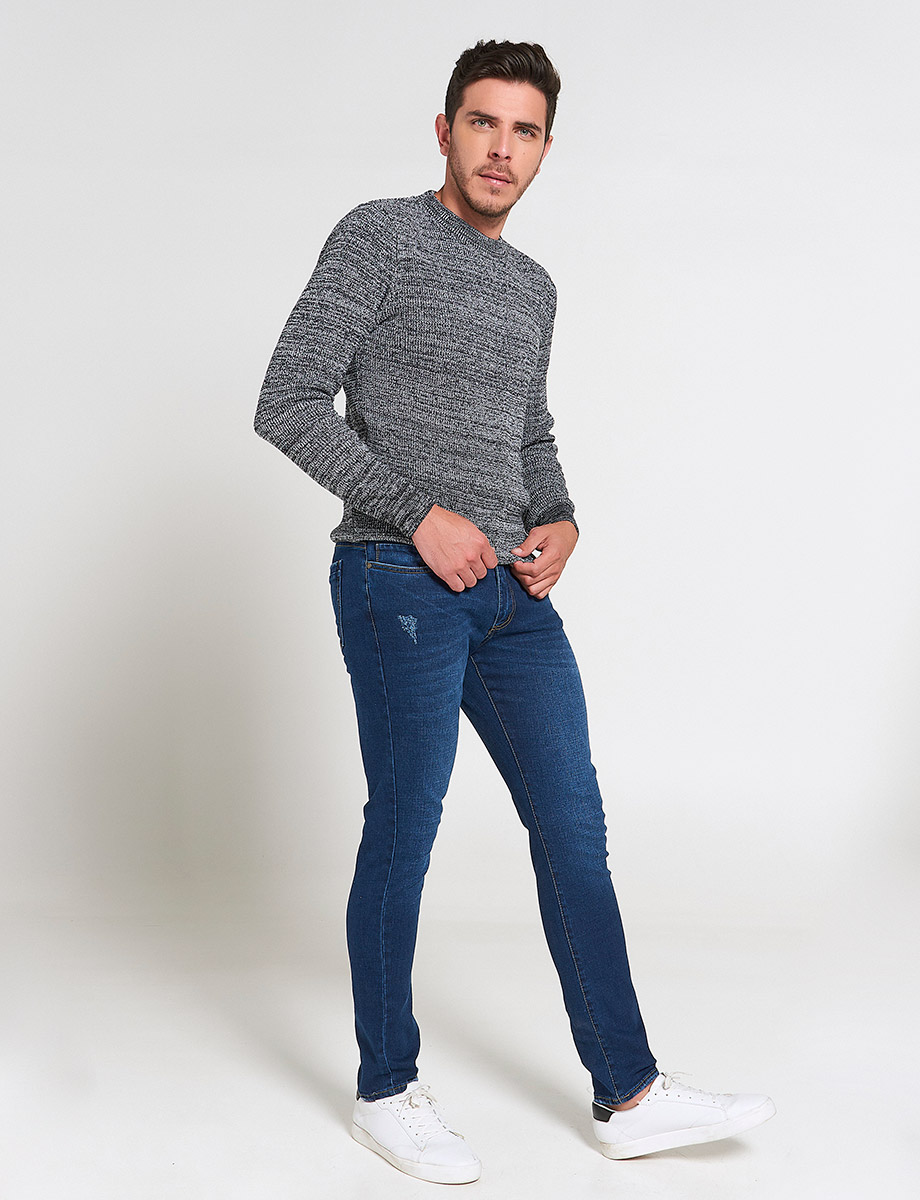 Jean Slim Fit Azul Medio