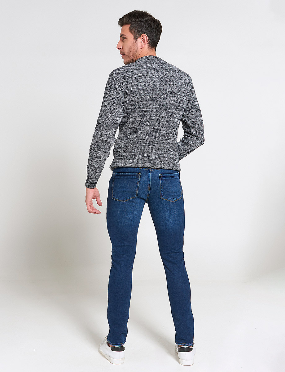Jean Slim Fit Azul Medio