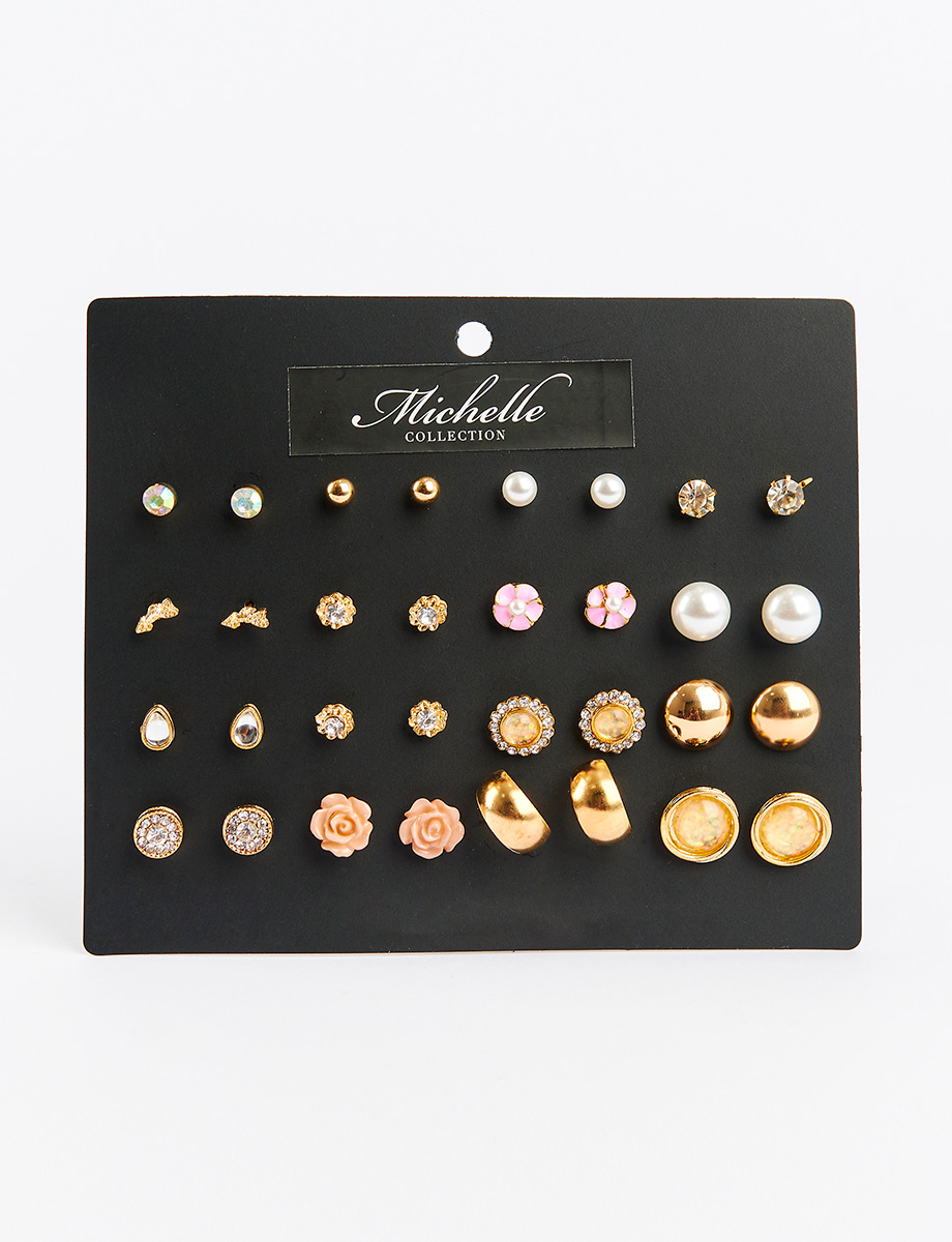 Set Aretes Michelle x16