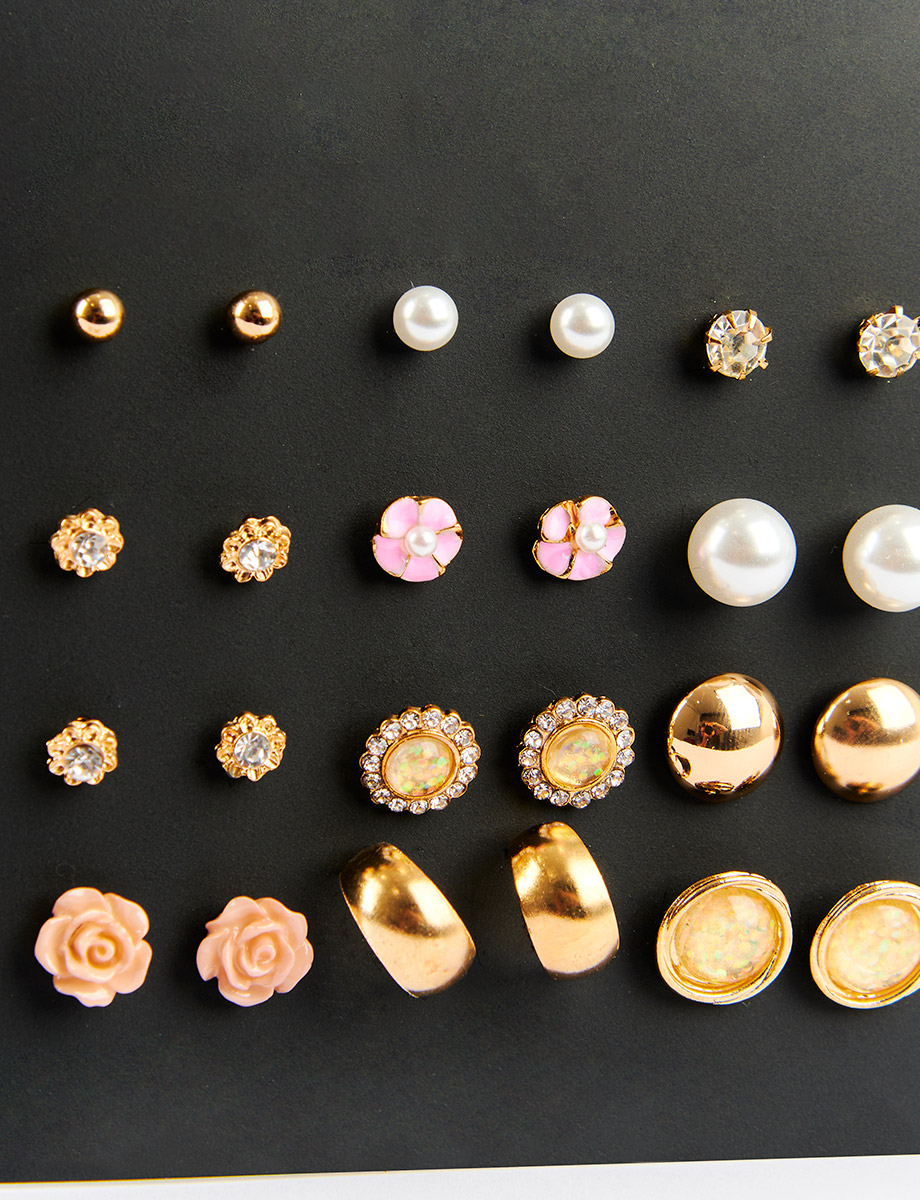 Set Aretes Michelle x16