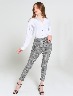 Pantalón a Cuadros con Botones negros