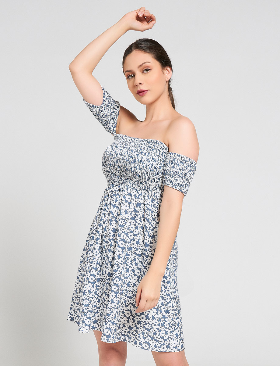 Vestido Campesino Floreado