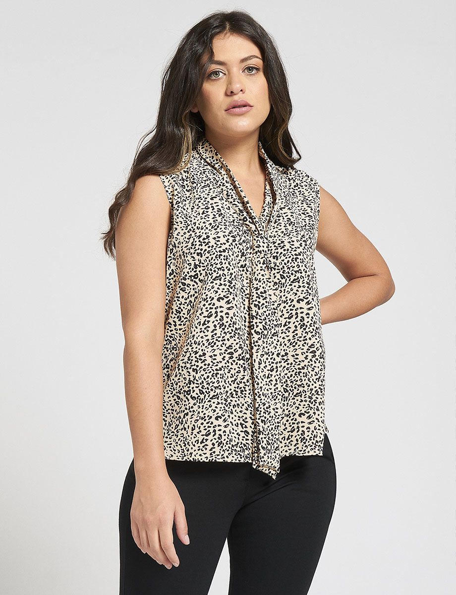 Top Animal print Manga sisa