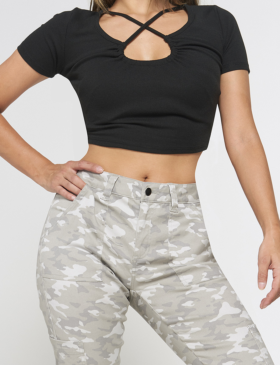Pantalón Camuflaje Militar Gris