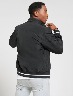 Chaqueta Bomber en poliéster negro/blanco