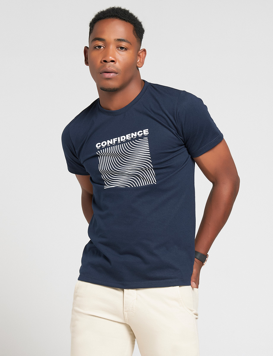 Camiseta Confidence Azul marino