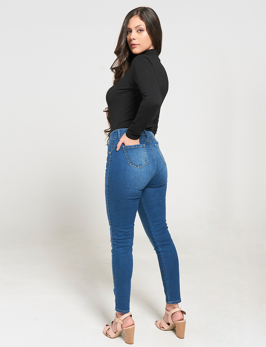 Jean Vaquero 4 Botones Azul