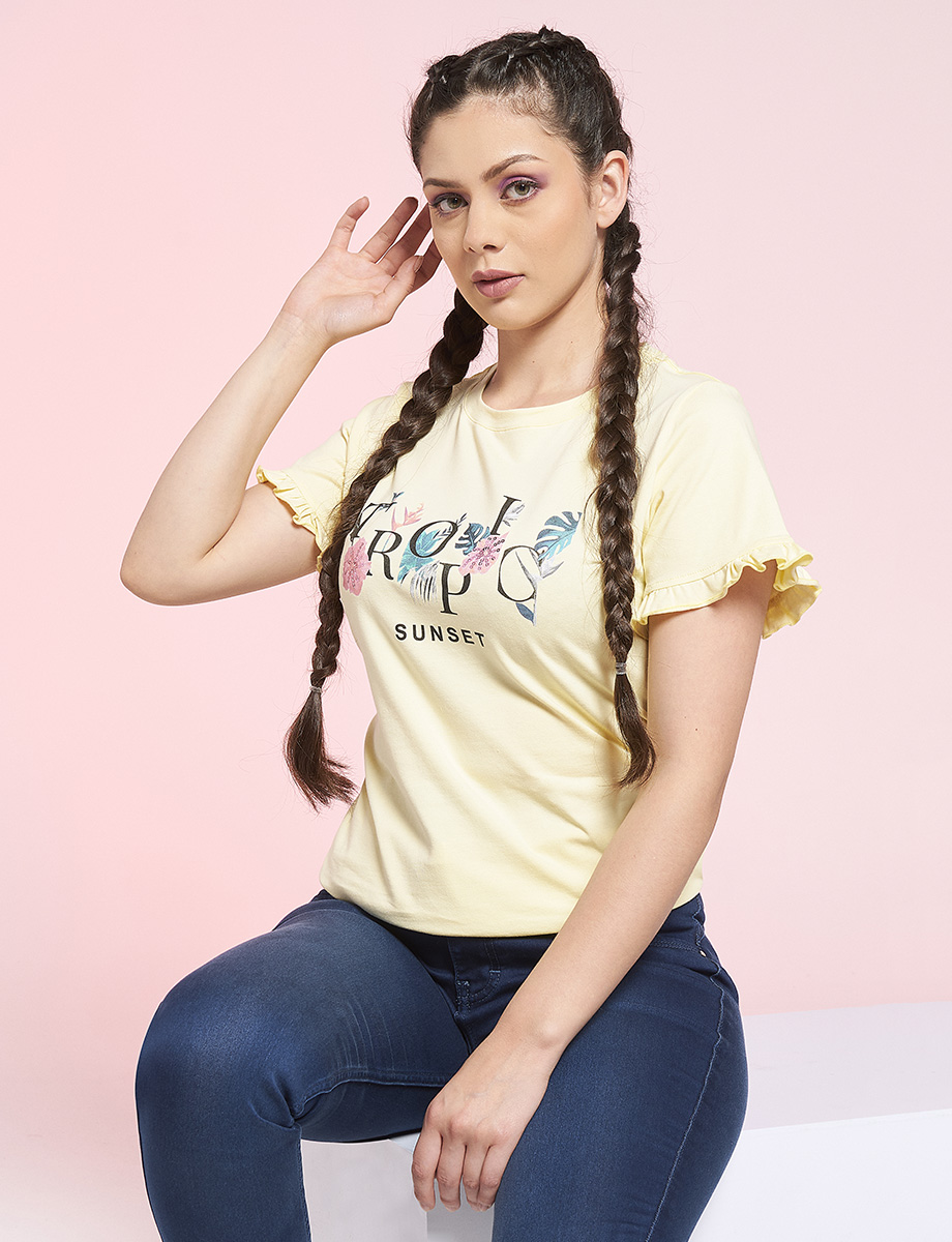 Camiseta Sunset Amarilla