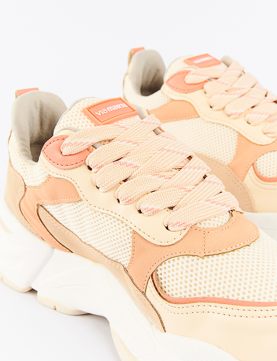 Sneakers Chunky Combinado