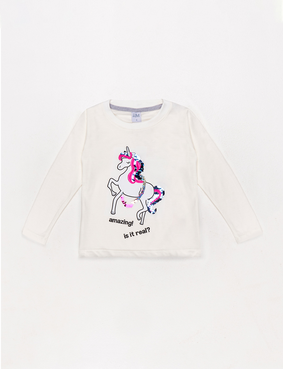 Buzo Unicornio crudo