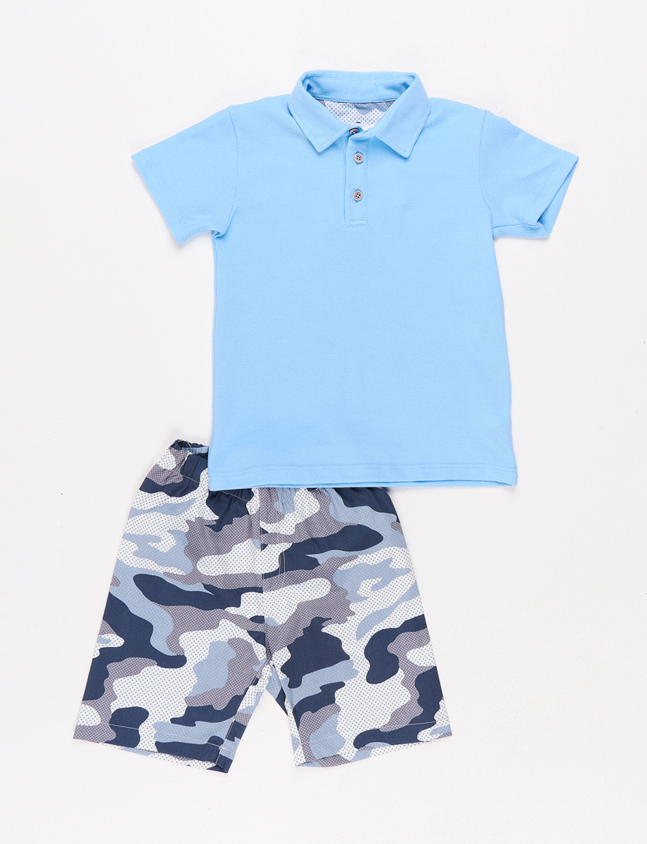 Conjunto Polo Bermuda Militar