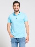 Polo con bolsillo Celeste