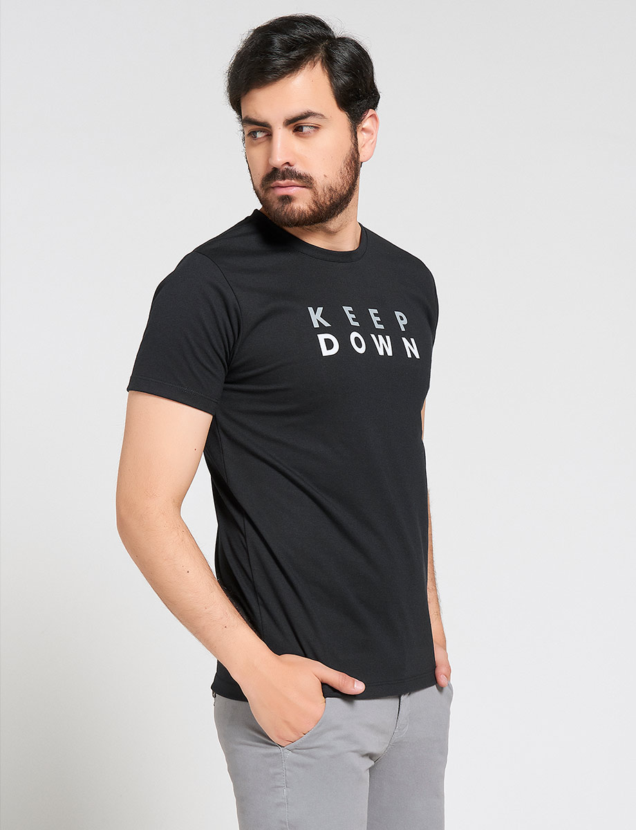 Camiseta Keep Down Negro