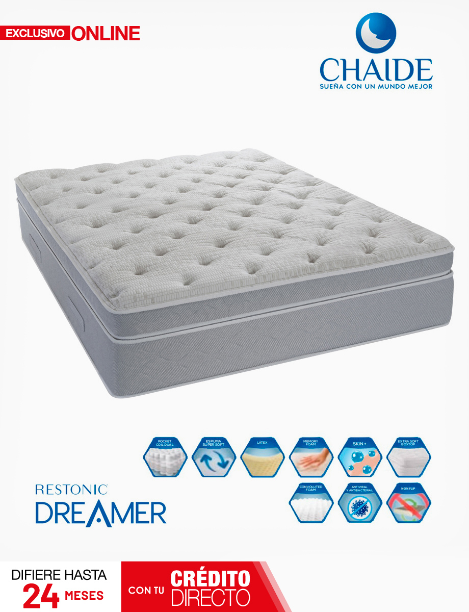 Colchón Restonic Dreamer 2 ½ Plazas | Chaide