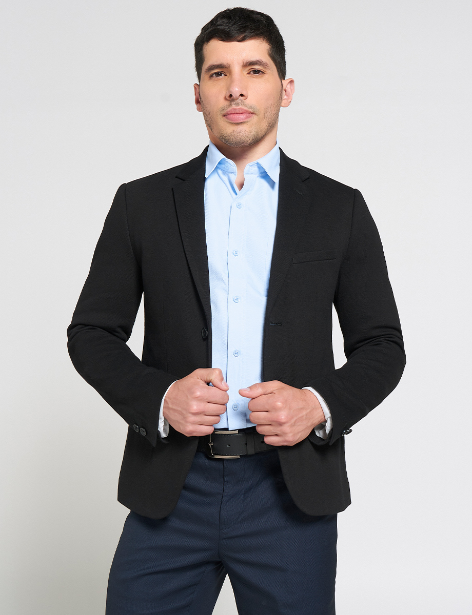 Blazer Regular Negro
