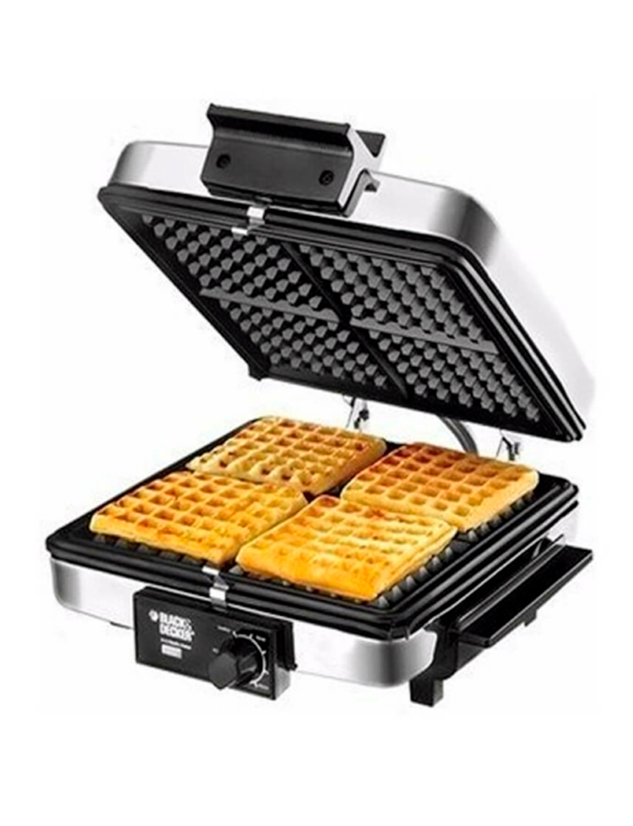 Waflera Parrillas Reversibles 3 en 1 | Black+Decker