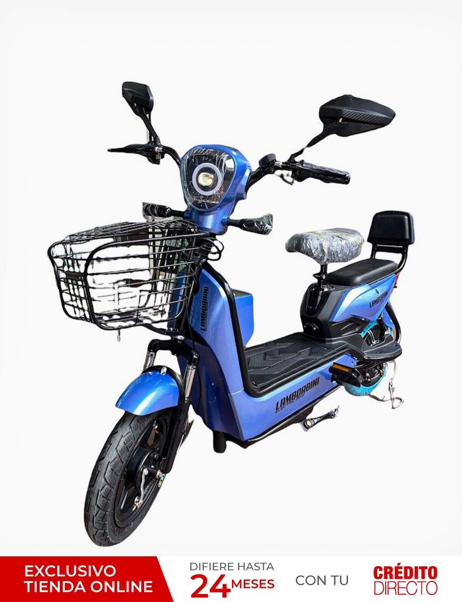 Scooter Eléctrico 500W Lamborbini Azul turquesa