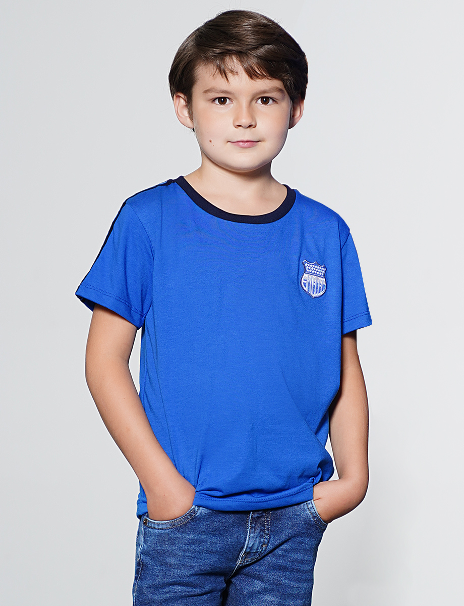 Camiseta Azul Eléctrico Emelec | NIÑOS | NIÑOS | ESCOLAR | INFANTIL | Moda RM Tienda Online